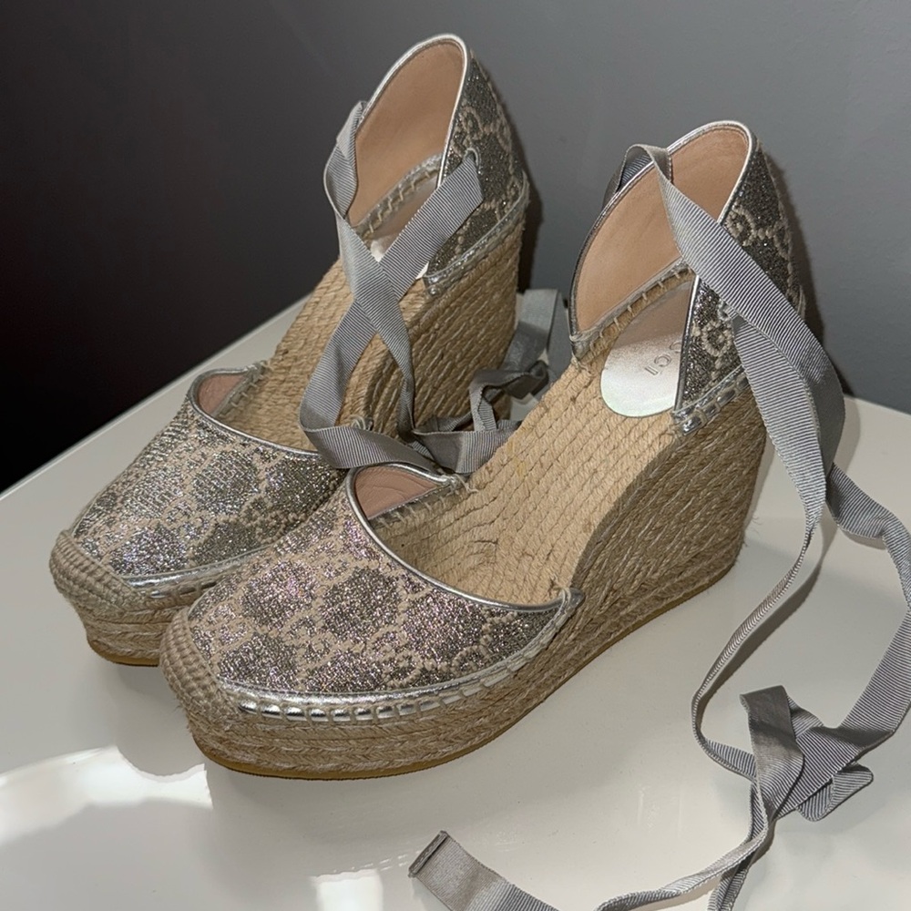 Gucci wedge sandals